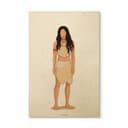 Plakat drewniany Tohmé - Pocahontas