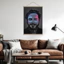 Obraz tkaniny Plakat Malone - Mielu