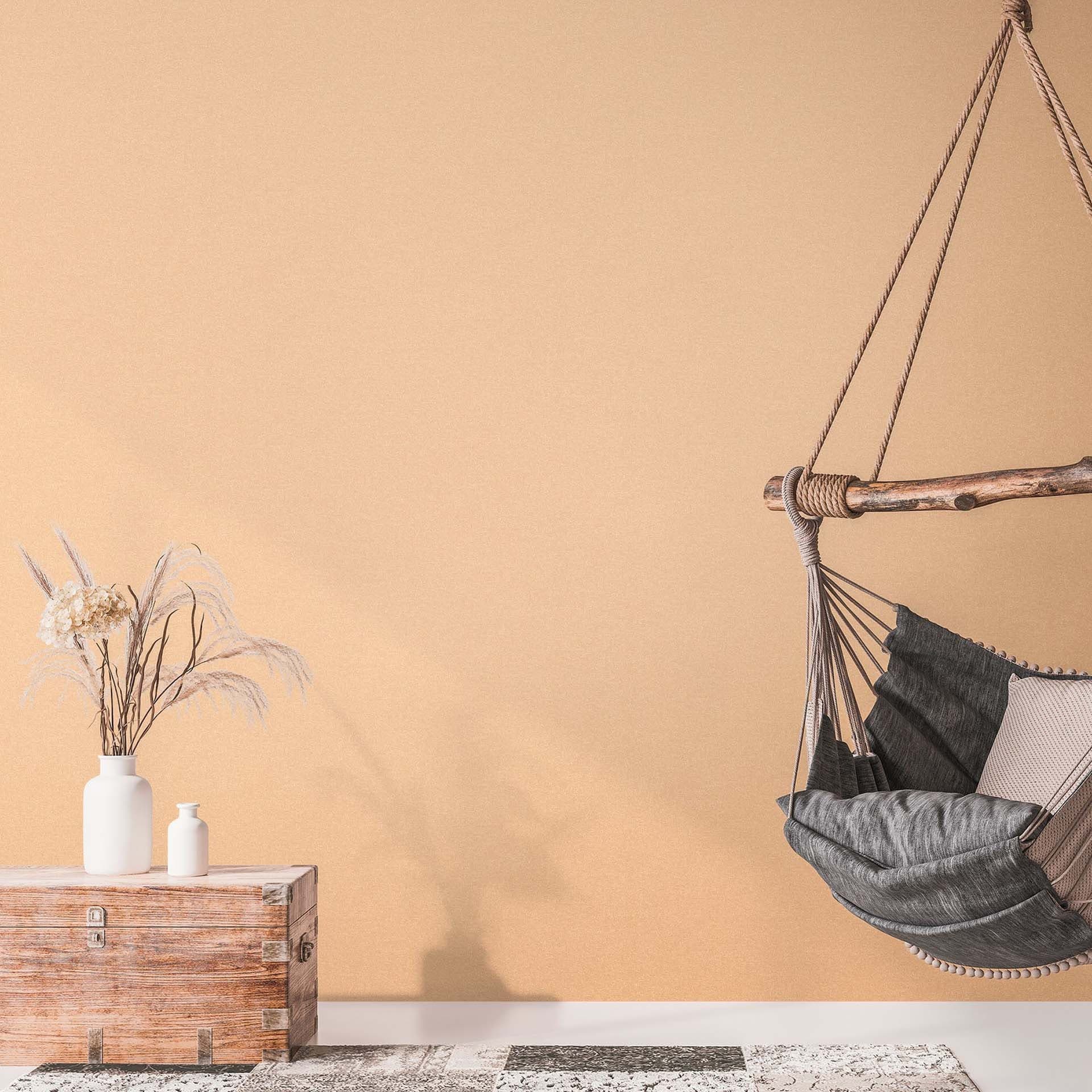 Żółta tapeta z włókniny w stylu vintage do salonu teksturowana tapeta typu peel and stick kuchnia, sypialnia