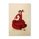 Plakat drewniany Tohmé - Flamenco