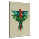 Brązowy obraz na płótnie - Macaw