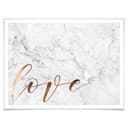 Plakat o wyglądzie miedzi - Love 02