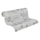 Tapeta Floral Grey Silver - tapeta z włókniny A.S. Création