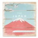 Obraz drewniany Rivers - Japonia - 40x41,5 cm