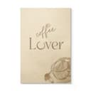 Plakat drewniany Coffee Lover