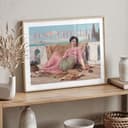 Plakat Just Chillin - zainspirowany przez Johna Williama Godwarda
