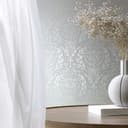 Tapeta z włókniny Ornament Floral Nature w kolorze szaroniebieskim