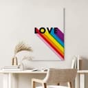 Obraz na płótnie LGBTQIA+ Love Rainbow