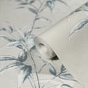 Tapeta z włókniny Floral Modern w kolorze szarym 