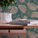 Tapeta Floral Green Gold - tapeta z włókniny A.S. Création