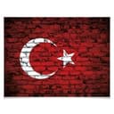 Plakat turecka flaga
