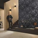 Tapeta 3D, geometryczna tapeta Fashion for Walls 4 autorstwa Guido Maria Kretschmer czarny