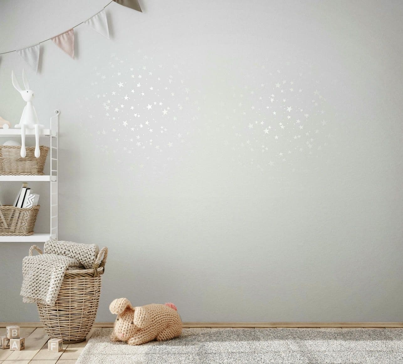 Tapeta z włókniny tekstura nowoczesny, shabby chic w kolorze białym, kuchnia