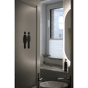 MDF - Dekoracja drewniana - Znak WC