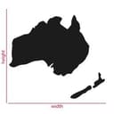 MDF - Dekoracja drewniana - Mapa Australia - Nowa Zelandia