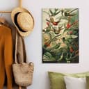 Plakat drewniany Haeckel - Kolibry