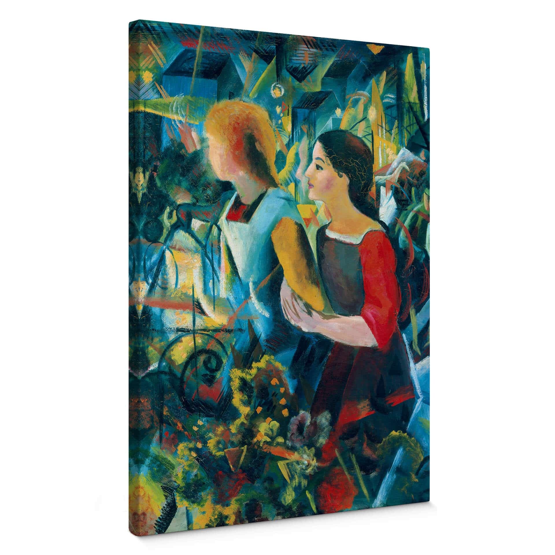 Obraz na płótnie Macke - Dwie dziewczyny