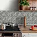 Naklejki na płytki Koliber w tropikalnym lesie - Bloomery Decor - Zestaw 12 sztuk