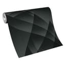 Tapeta 3D, geometryczna tapeta Fashion for Walls 4 autorstwa Guido Maria Kretschmer czarny