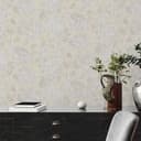 Tapeta Floral Beige White - tapeta z włókniny A.S. Création