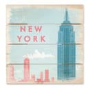 Obraz drewniany Rivers - New York - 40x41,5 cm
