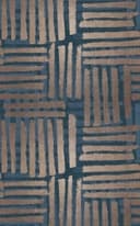 Fototapeta Abstrakcyjny wzór w niebieskie i beżowe paski o wyglądzie pędzla 3,4 x 2,12 m