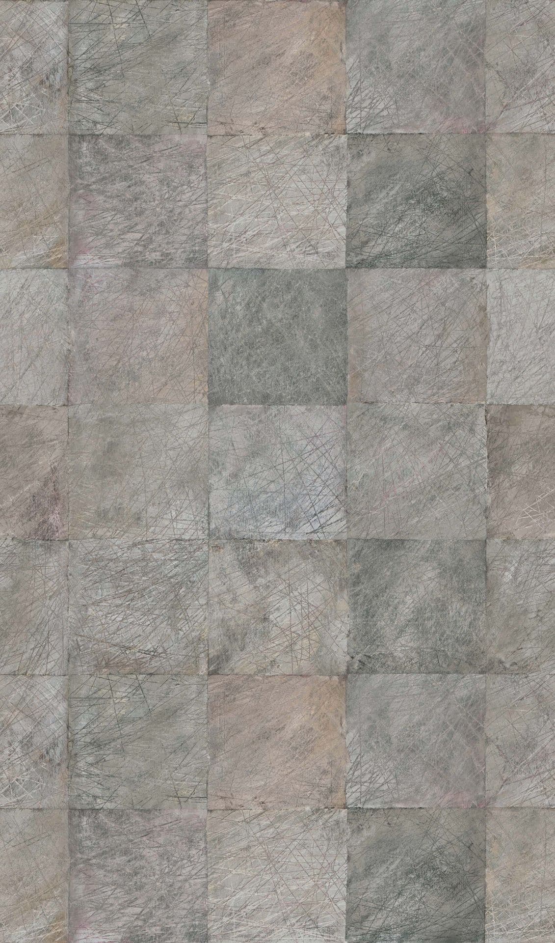 Fototapeta betonowe płytki patchwork w kolorze szaro-beżowym nowoczesne 2,7 x 1,59 m