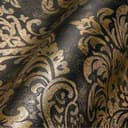 Barokowa tapeta czarne złoto - luksusowa tapeta z włókniny w stylu vintage z ornamentami