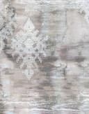 Fototapeta z motywem abstrakcyjnej tekstury z ornamentowym wzorem w kolorze szarobeżowym 2,7 x 2,12 m