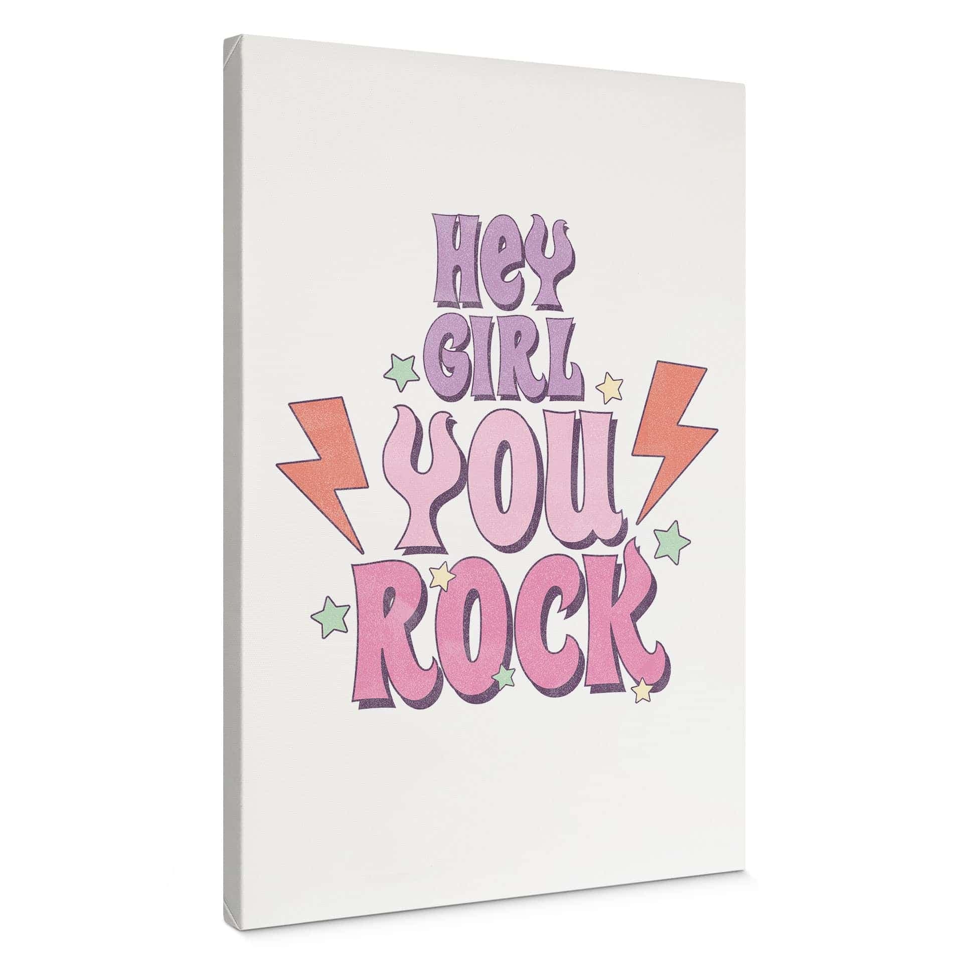 Obraz na płótnie Hey girl you rock