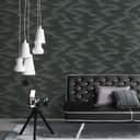 Tapeta falista, wzorzysta tapeta Fashion for Walls 4 by Guido Maria Kretschmer czarna