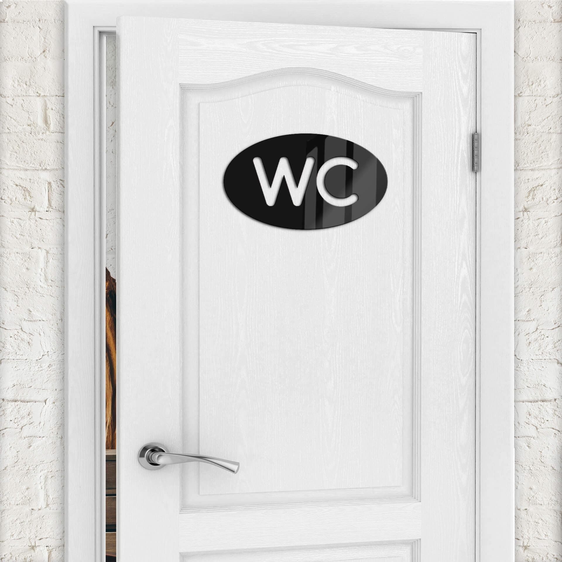 Akrylowa dekoracja WC