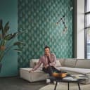 tapeta 3D, wzorzysta tapeta Fashion for Walls 4 by Guido Maria Kretschmer green