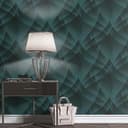 tapeta 3D, geometryczna tapeta Fashion for Walls 4 by Guido Maria Kretschmer turkusowa
