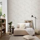 Tapeta z włókniny z motywem kwiatowym Aurora beige