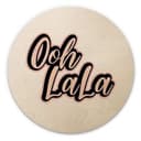 Obraz drewniany Oh La La - okrągły
