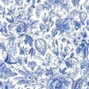 Tapeta z włókniny kwiaty, liście floral nature matowa w kolorze białym 