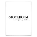 Plakat Sztokholm