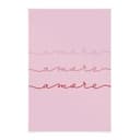 Obraz tkaniny z napisem Amore