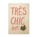 Plakat drewniany 1X Studio - Très chic