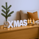 Litery dekoracyjne 3D XMAS