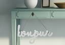 Litery ozdobne 3D Bonjour
