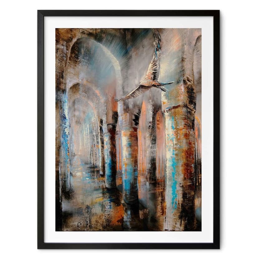 Plakat Lot przez arkady - Schmucker