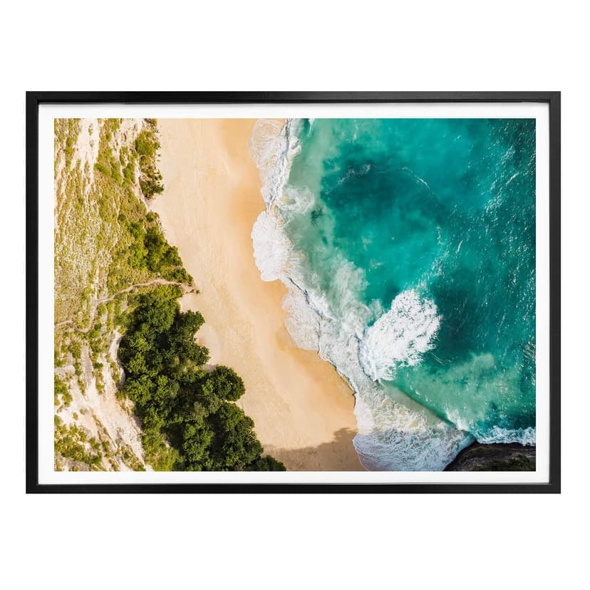 Plakat Colombo - widok na plażę z góry