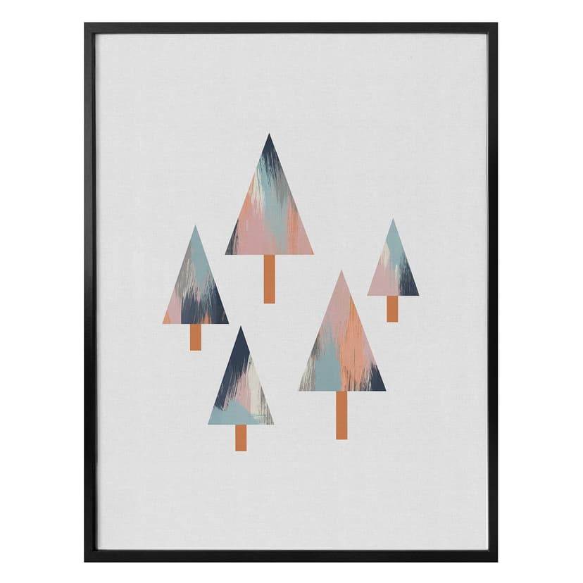 Plakat Orara Studio - Pastelowe drzewa