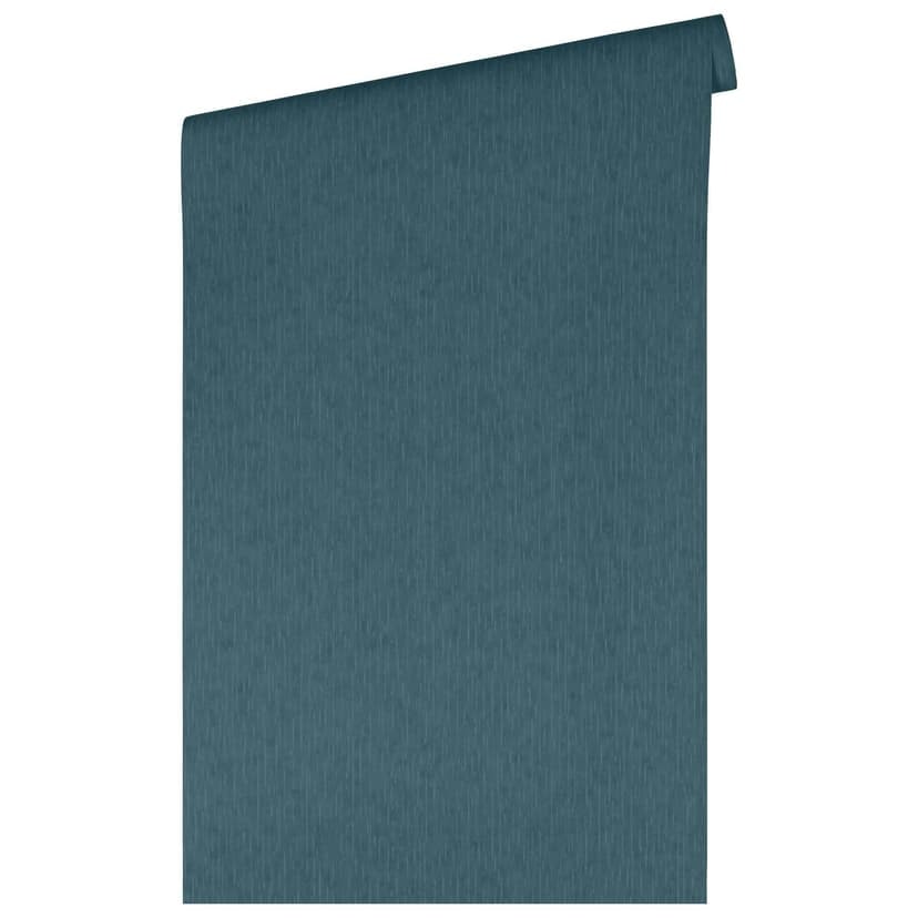 Luksusowa tapeta Versace Home petrol blue gładka tapeta z włókniny monochromatyczna tapeta designerska