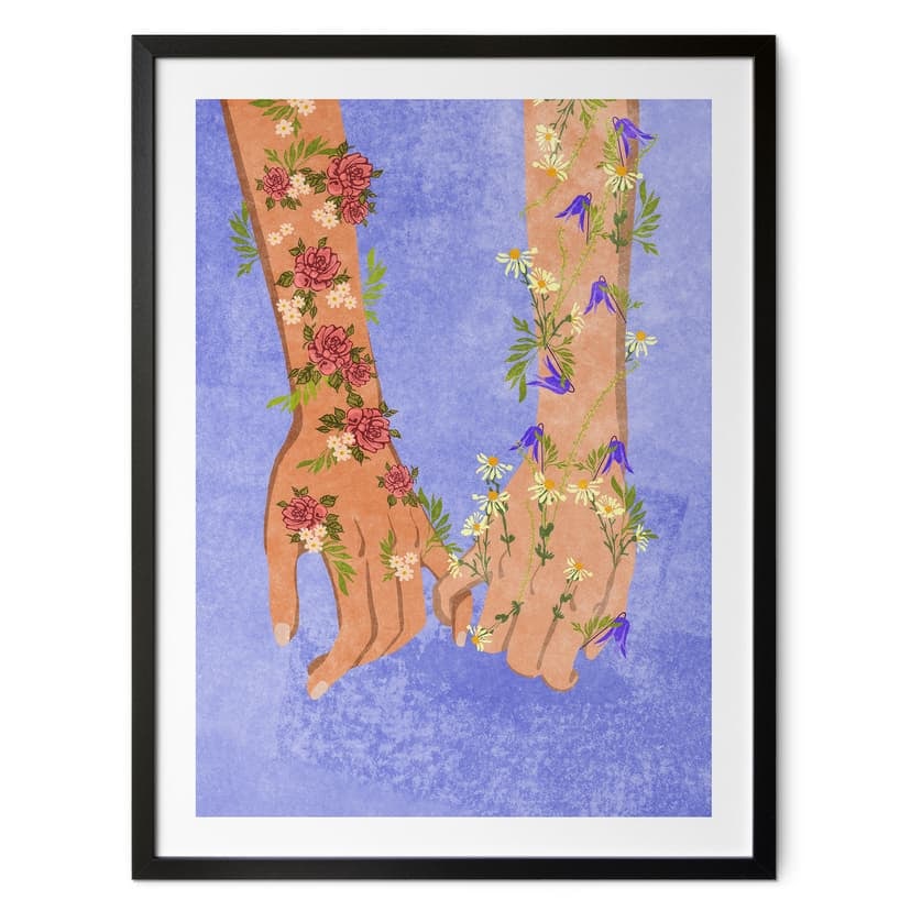 Plakat Kwitnąca więź | Feminizm - Oltmanns