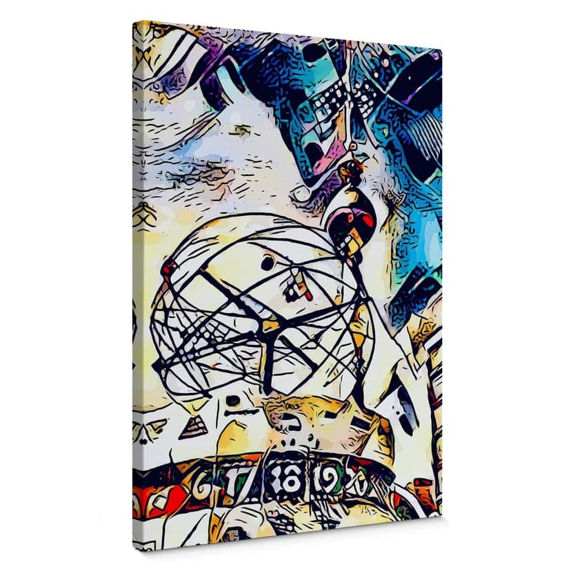 Obraz na płótnie Zamart - Kandinsky spotyka berliński Alexanderplatz