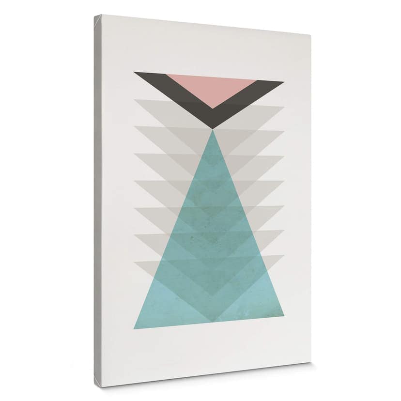 Obraz na płótnie Nouveauprints - Totem aqua & pink