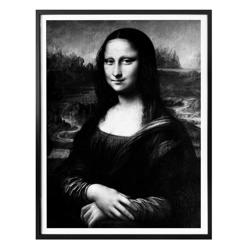 Plakat Da Vinci - Mona Lisa